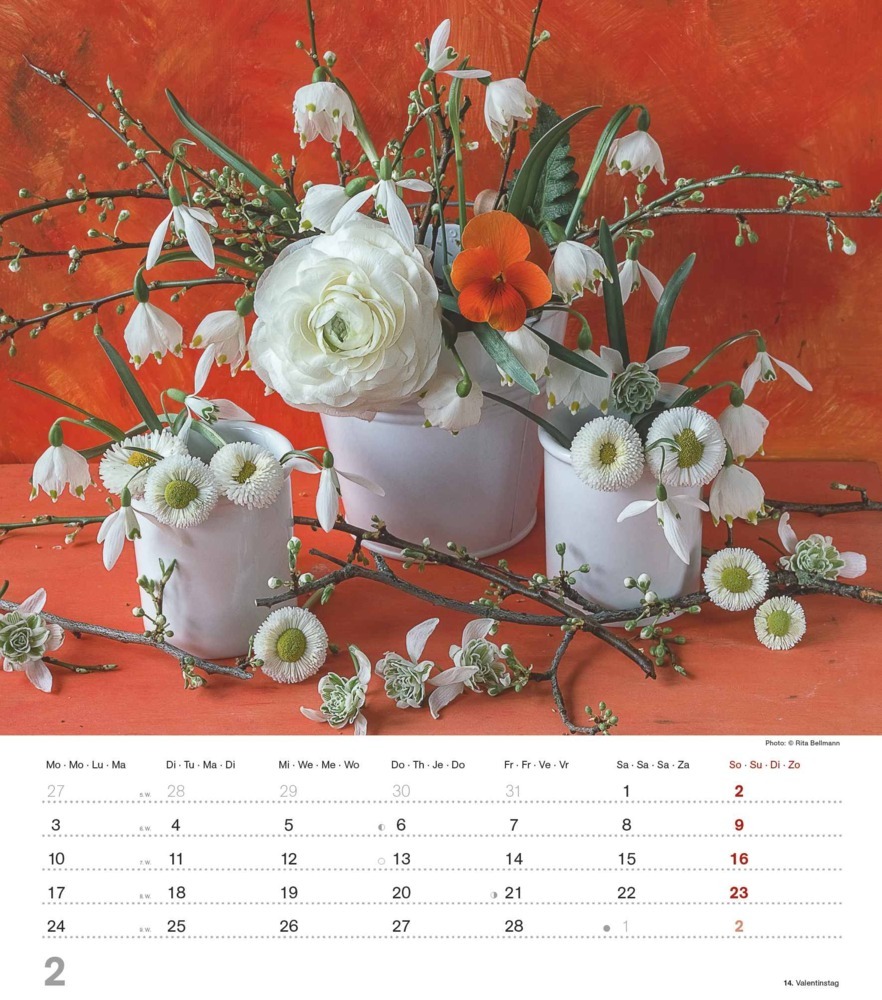 Bild: 4251732342142 | Alpha Edition - Blumenträume 2025 Wandkalender, 30x34cm,...