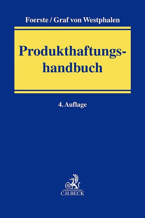 Cover: 9783406788871 | Produkthaftungshandbuch | Ulrich Foerste (u. a.) | Buch | LXVI | 2023