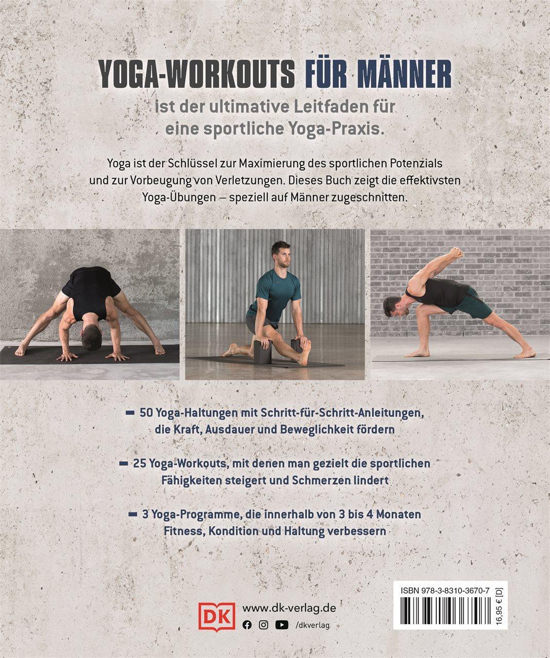 Rückseite: 9783831036707 | Yoga-Workouts für Männer | Kraft, Ausdauer und Flexibilität maximieren