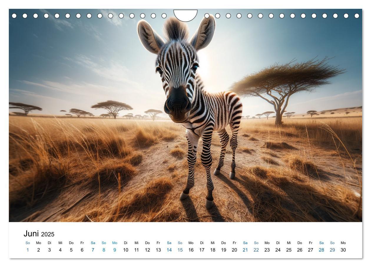 Bild: 9783383766541 | Baby-Tiere (Wandkalender 2025 DIN A4 quer), CALVENDO Monatskalender