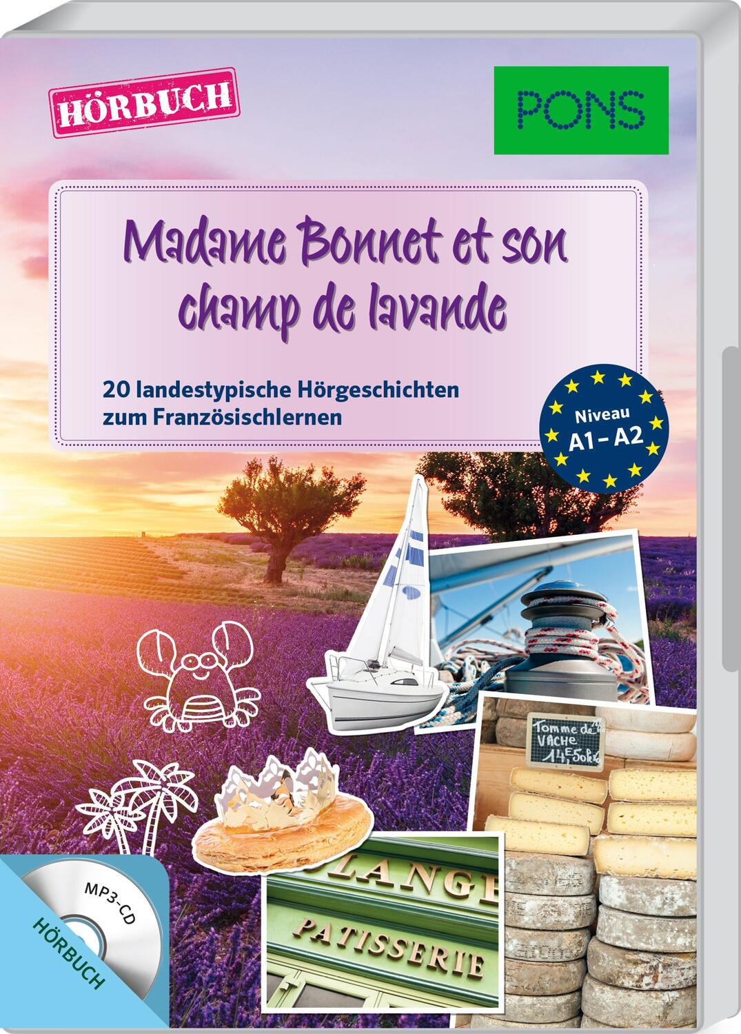 Cover: 9783125629189 | PONS Hörbuch Madame Bonnet et son champ de lavande | Audio-CD | 2017