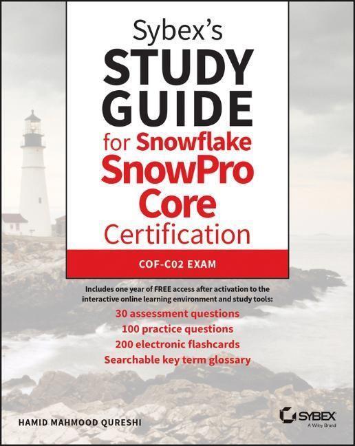 Cover: 9781119824442 | Sybex's Study Guide for Snowflake Snowpro Core Certification:...