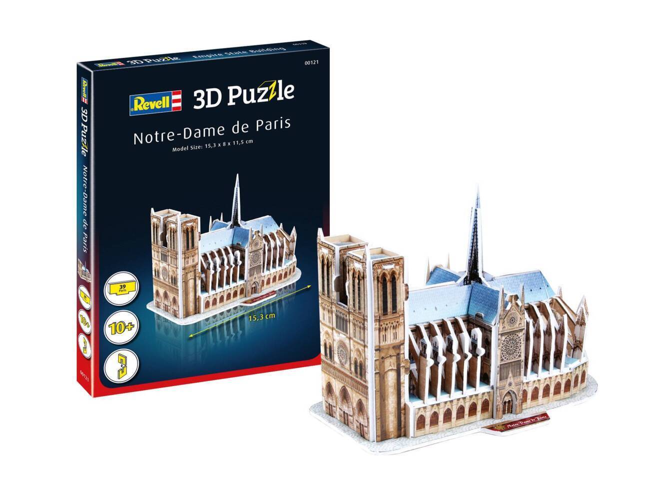 Cover: 4009803001210 | Notre-Dame de Paris 3D (Puzzle) | Spiel | In Karton | 2021 | Revell