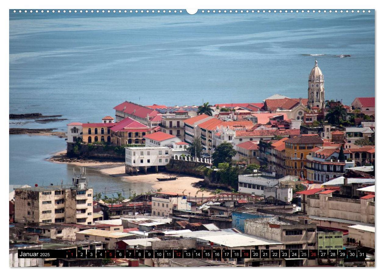 Bild: 9783435718122 | Panama Stadt (Wandkalender 2025 DIN A2 quer), CALVENDO Monatskalender