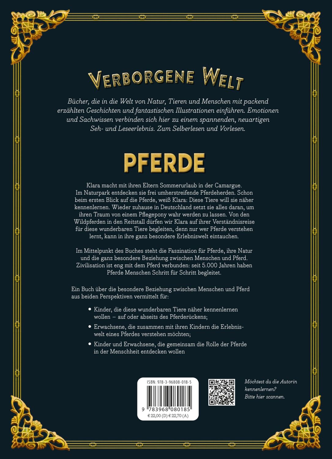 Rückseite: 9783968080185 | Verborgene Welt der Pferde | Mythisches Tier und bester Freund | Buch