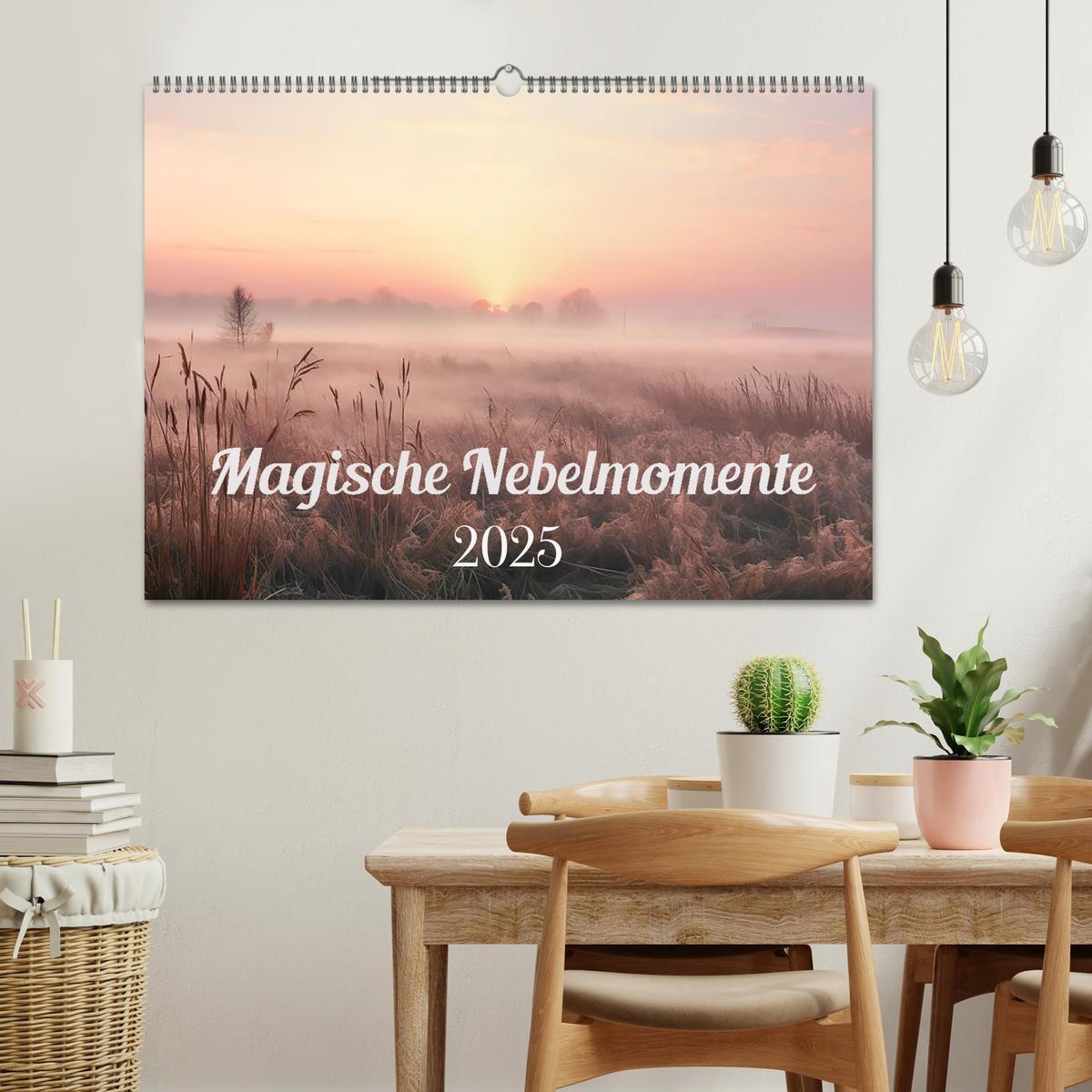 Bild: 9783383838255 | Magische Nebelmomente (Wandkalender 2025 DIN A2 quer), CALVENDO...