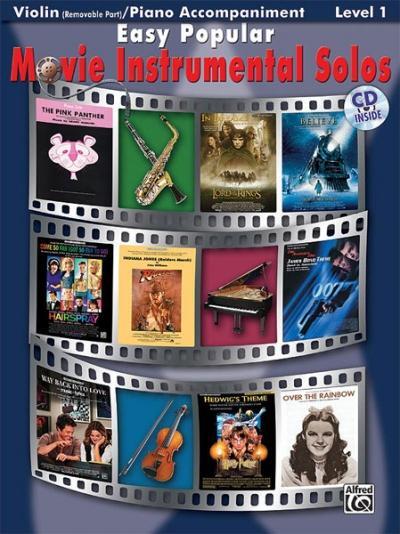 Cover: 9780739047811 | Easy Popular Movie Instrumental Solos for Strings: Violin, Book &...