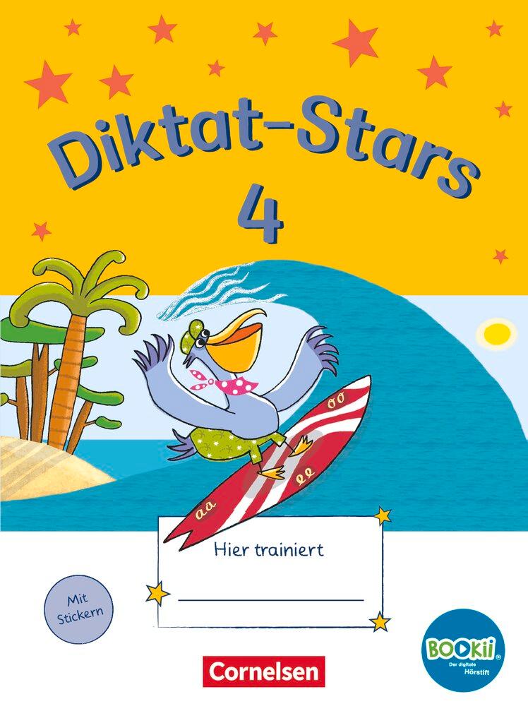 Cover: 9783637017573 | Diktat-Stars - BOOKii-Ausgabe - 4. Schuljahr. Übungsheft mit Lösungen