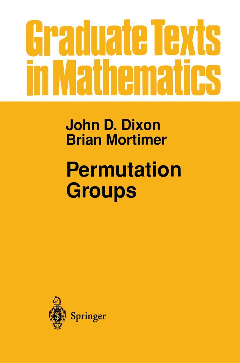 Cover: 9780387945996 | Permutation Groups | Brian Mortimer (u. a.) | Buch | xii | Englisch