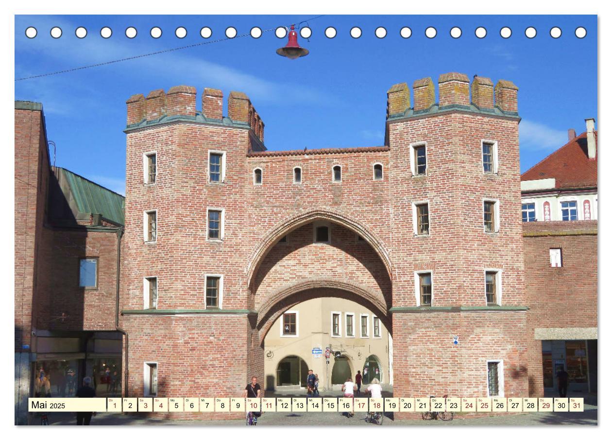 Bild: 9783435210787 | Unterwegs in Landshut (Tischkalender 2025 DIN A5 quer), CALVENDO...