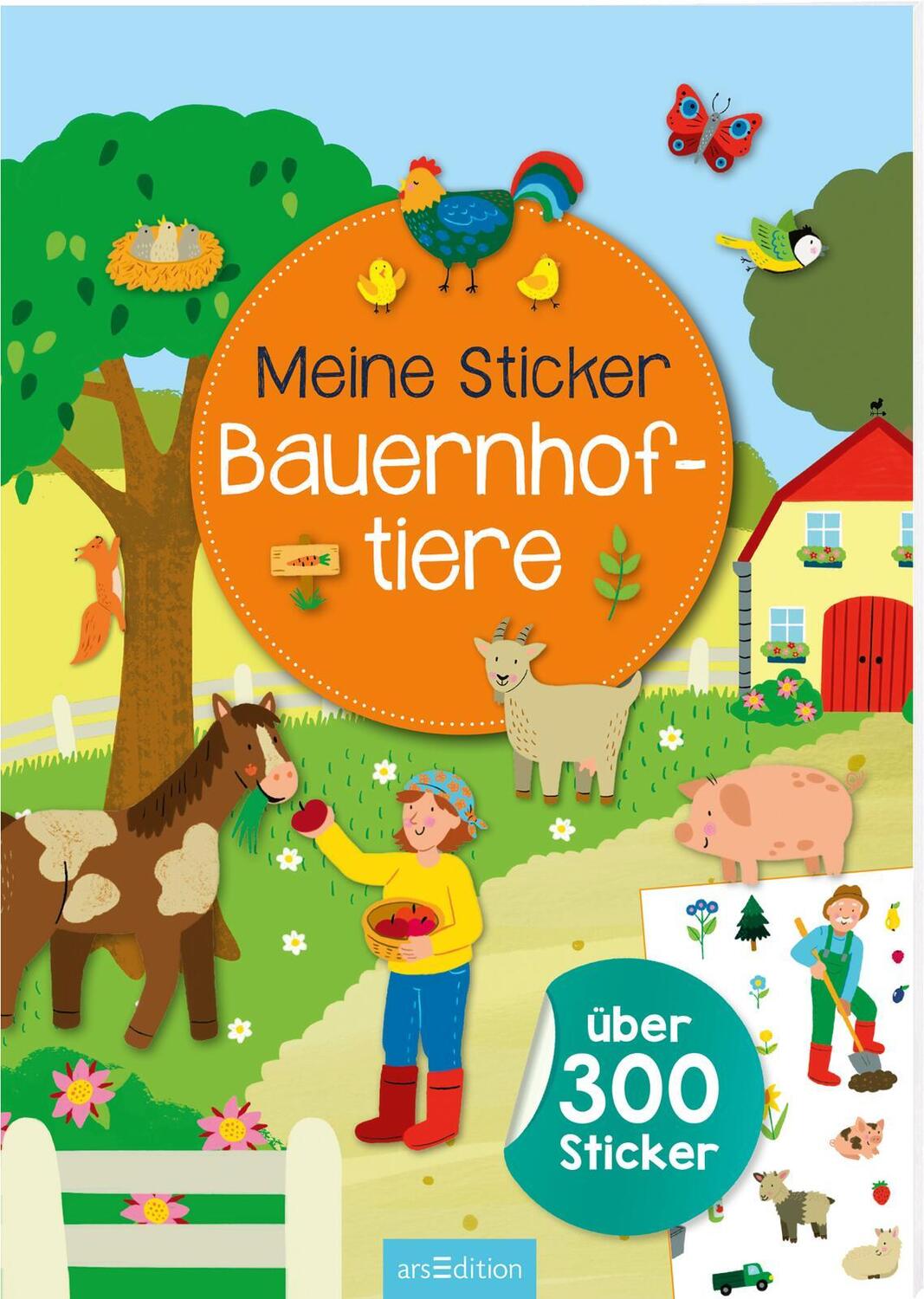 Cover: 9783845851235 | Meine Sticker - Bauernhoftiere | Über 300 Sticker | Taschenbuch | 2023