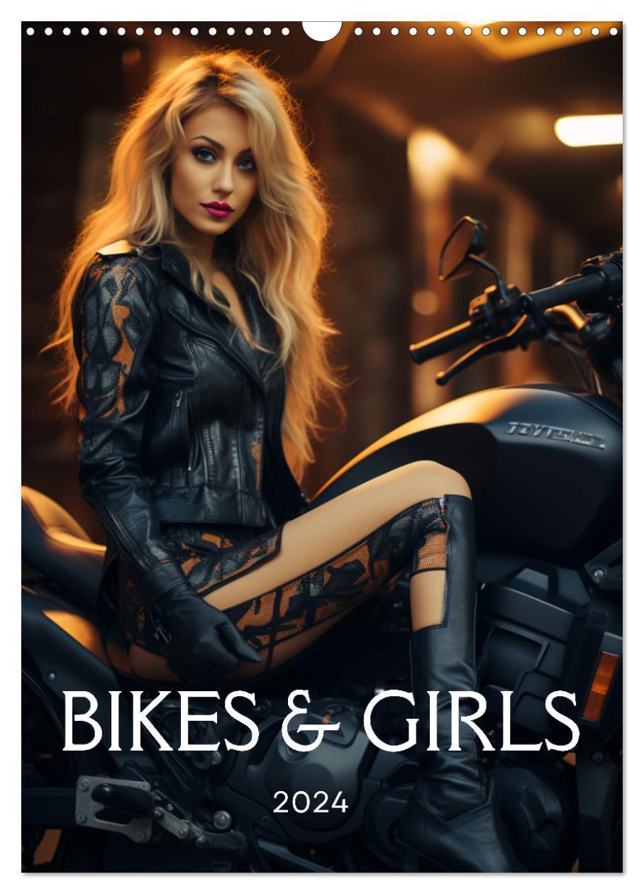 Cover: 9783383750892 | Bikes and Girls: Sexy Mädels auf heißen Mottorrädern (Wandkalender...