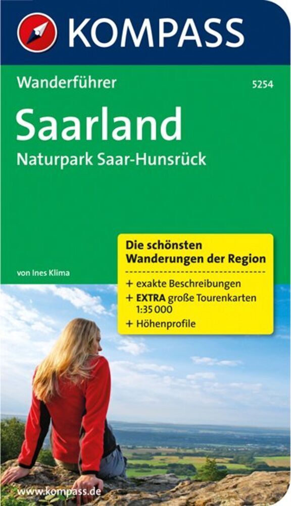 Cover: 9783850268165 | KOMPASS Wanderführer Saarland | Ines Klima | Taschenbuch | 144 S.
