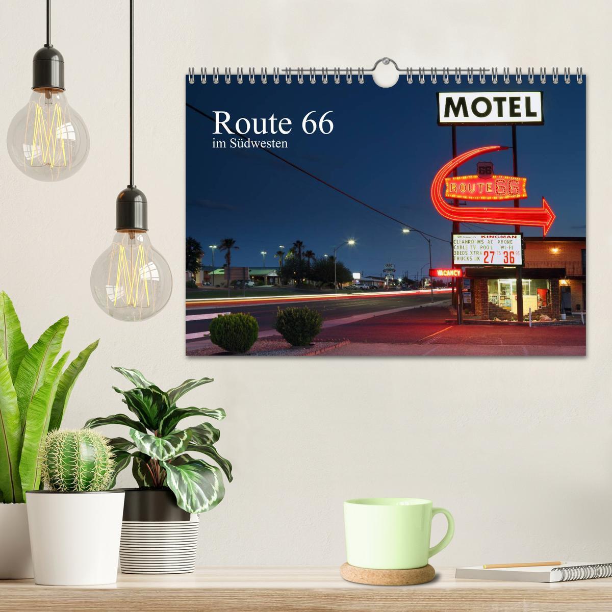 Bild: 9783435791767 | Route 66 im Südwesten (Wandkalender 2025 DIN A4 quer), CALVENDO...