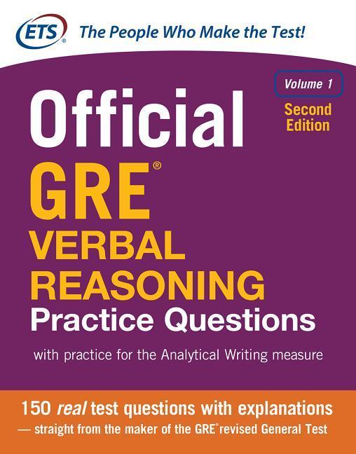 Cover: 9781259863486 | Official GRE Verbal Reasoning Practice Questions. Vol.1 | Taschenbuch