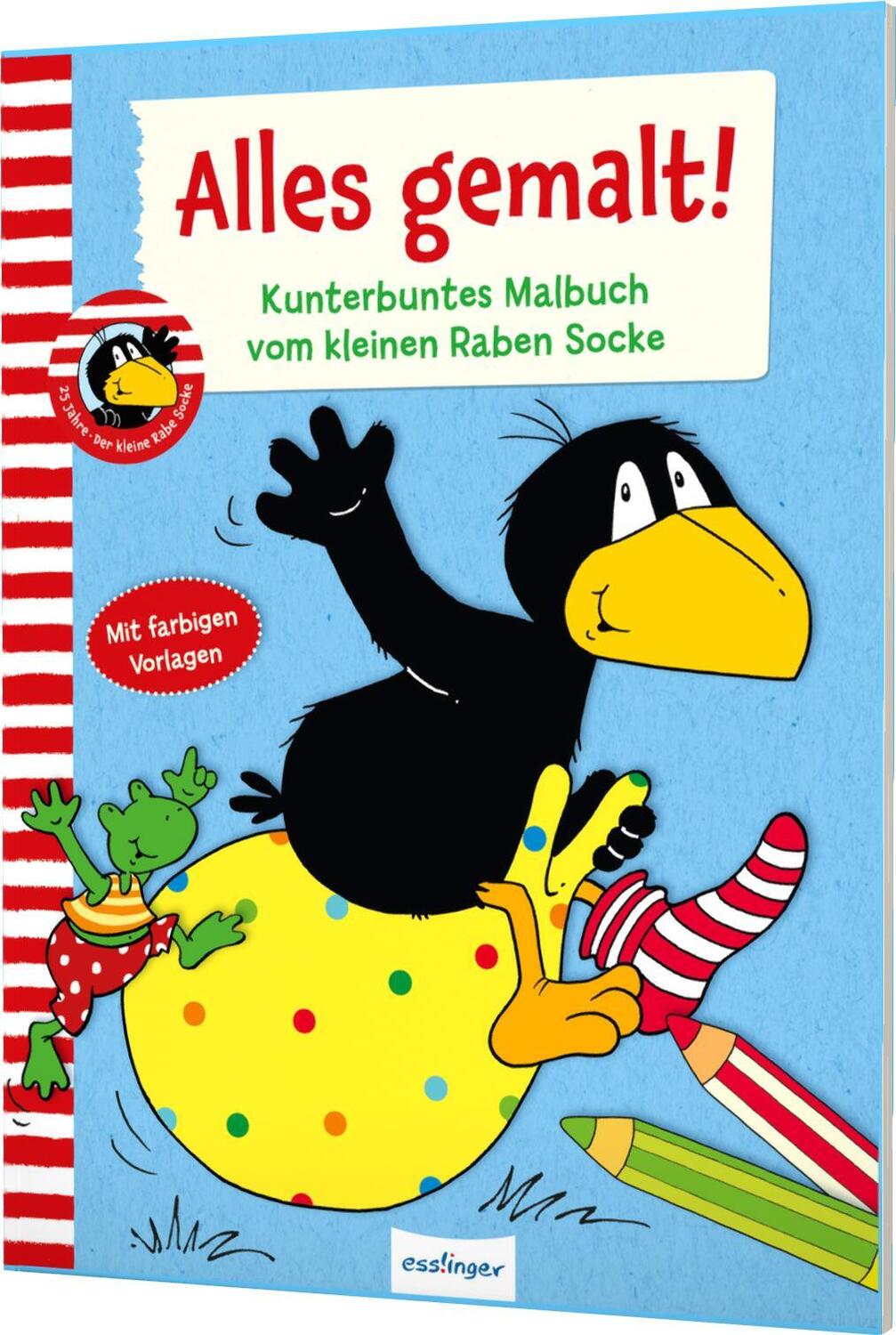 Cover: 9783480236893 | Der kleine Rabe Socke: Alles gemalt! | Annet Rudolph | Taschenbuch