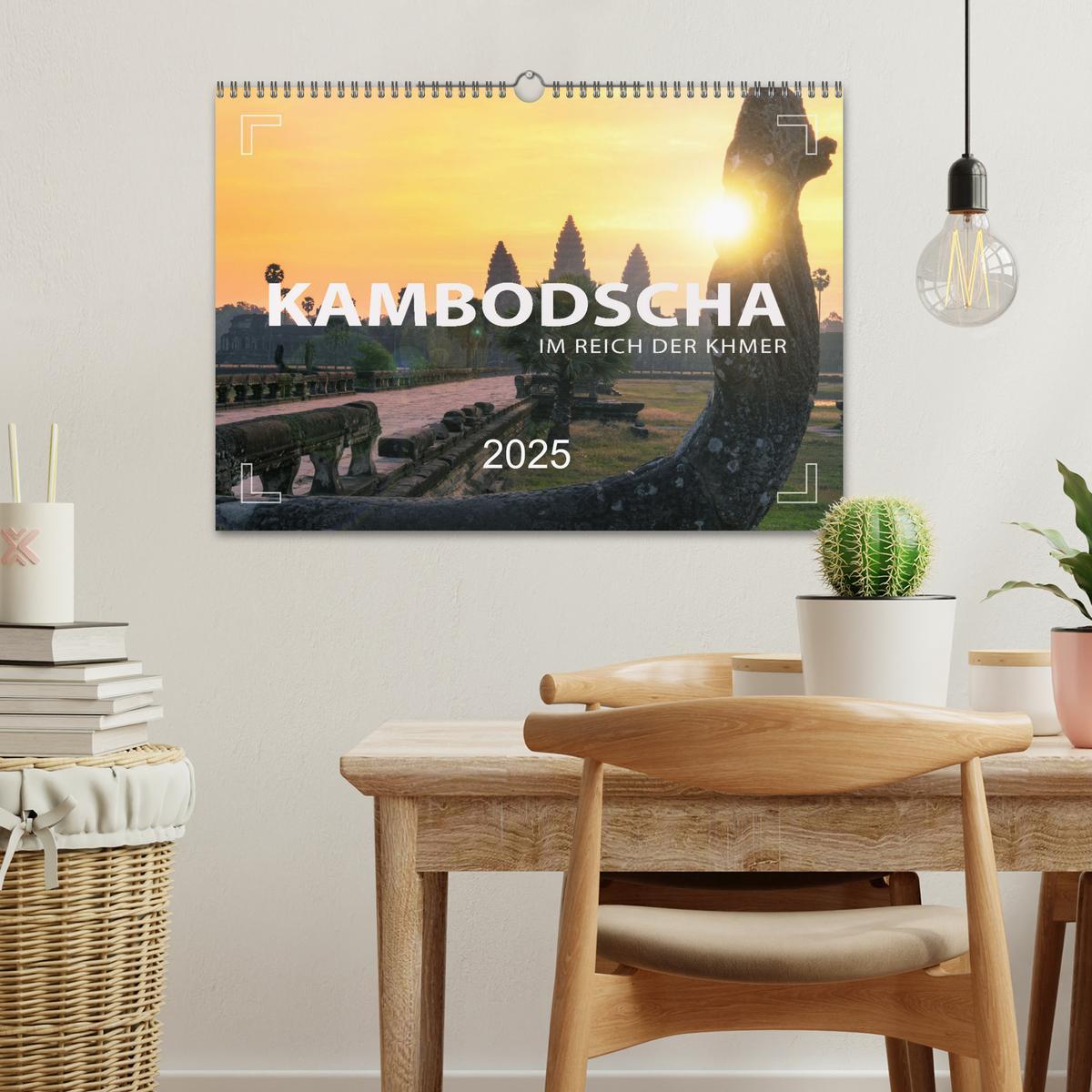 Bild: 9783435078738 | KAMBODSCHA - Im Reich der Khmer (Wandkalender 2025 DIN A3 quer),...