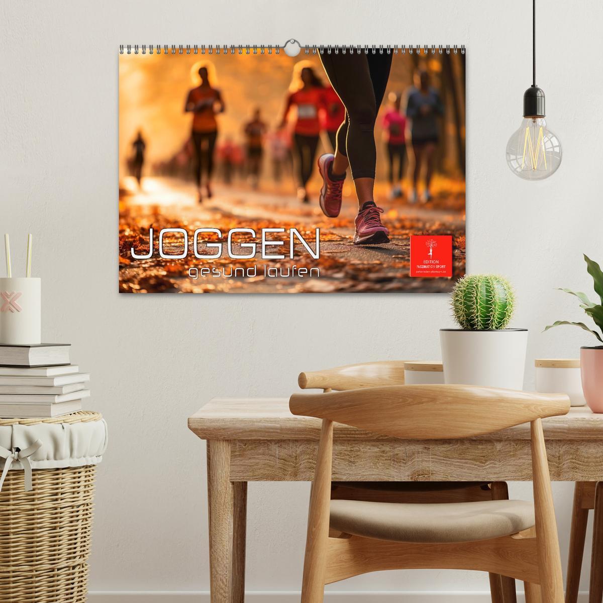 Bild: 9783383856853 | Joggen, gesund laufen (Wandkalender 2025 DIN A3 quer), CALVENDO...