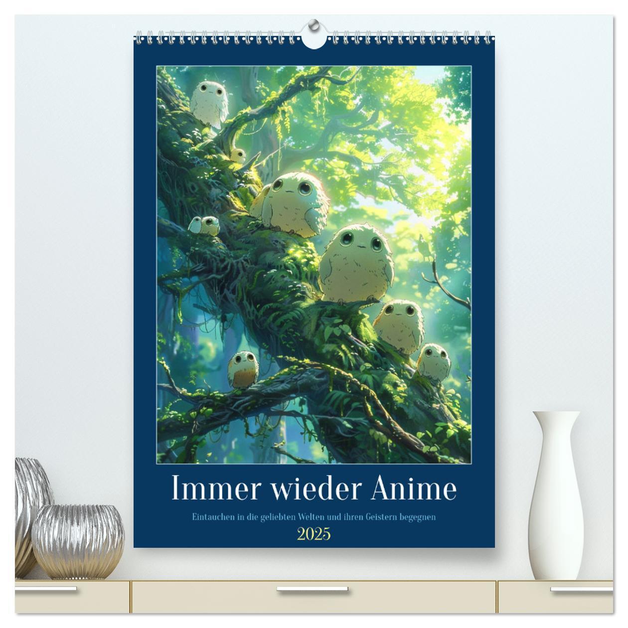 Cover: 9783383803130 | Immer wieder Anime (hochwertiger Premium Wandkalender 2025 DIN A2...