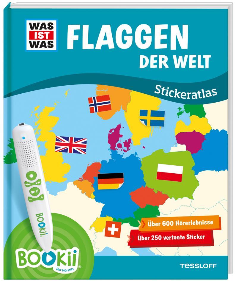 Cover: 9783788675103 | BOOKii® WAS IST WAS Stickeratlas Flaggen der Welt. | Manfred Baur