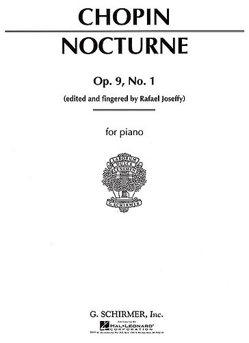 Cover: 9780793507696 | Nocturne, Op. 9, No. 1 in B-Flat Minor | Piano Solo | Rafael Joseffy