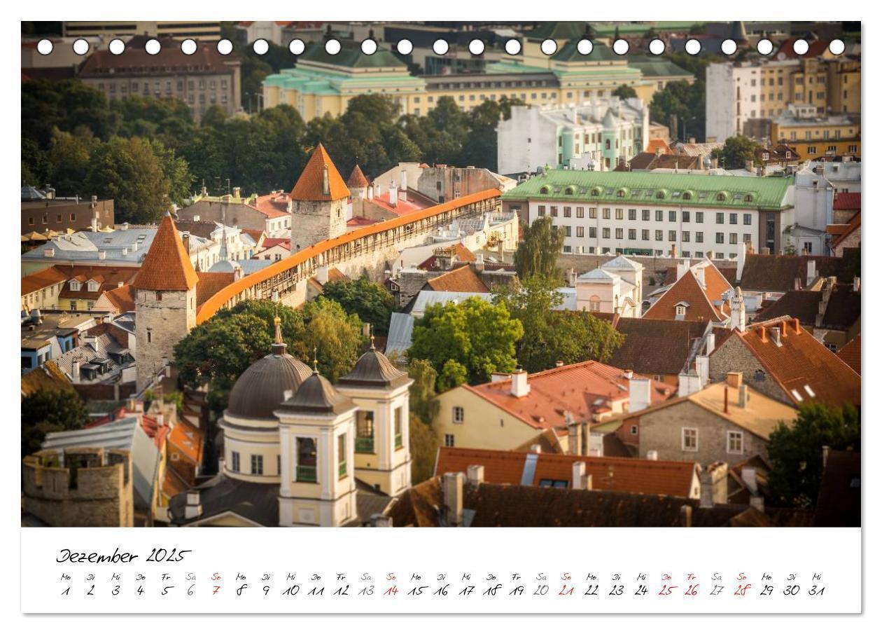 Bild: 9783435651252 | Tallinn Altstadt (Tischkalender 2025 DIN A5 quer), CALVENDO...