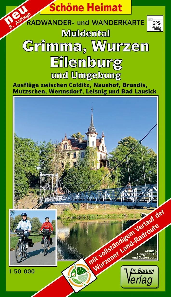 Cover: 9783895910463 | Radwander- und Wanderkarte Muldental, Grimma, Wurzen, Eilenburg und...