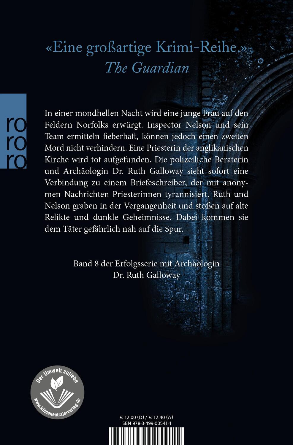 Rückseite: 9783499005411 | Todespassion | Kriminalroman | Elly Griffiths | Taschenbuch | Deutsch