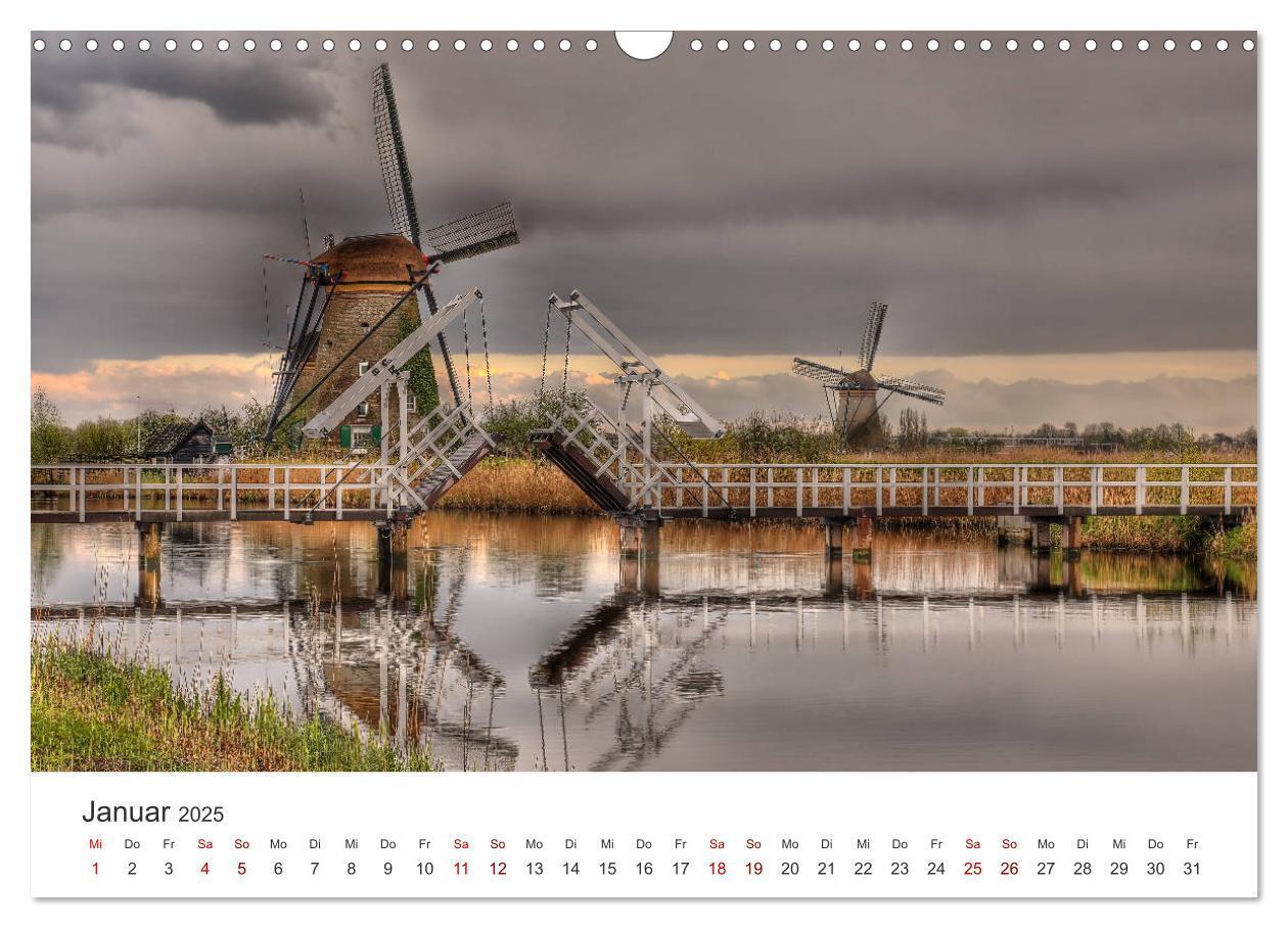 Bild: 9783435454952 | Märchenhafte Windmühlen (Wandkalender 2025 DIN A3 quer), CALVENDO...