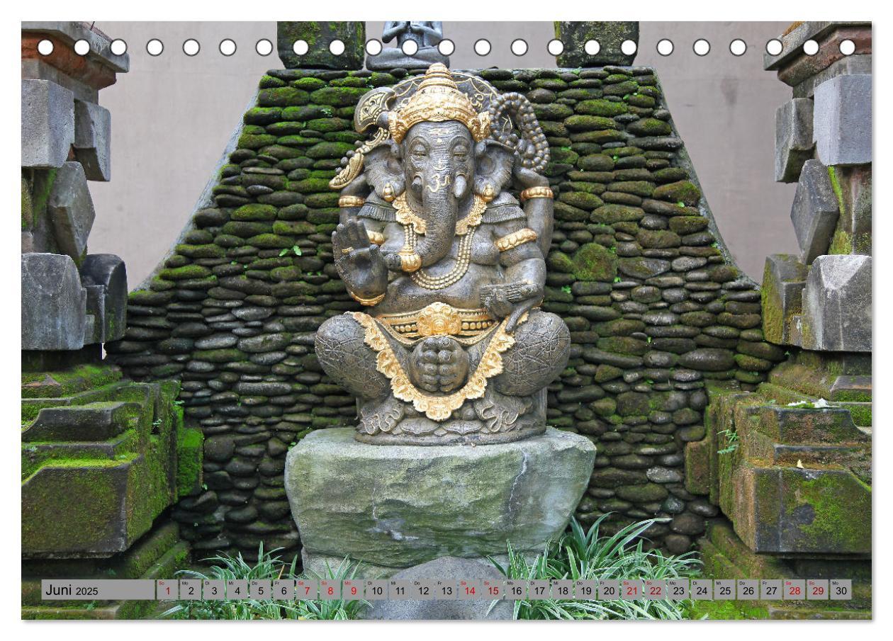 Bild: 9783457231432 | Typisch Indien - Ganesha der Elefantengott (Tischkalender 2025 DIN...