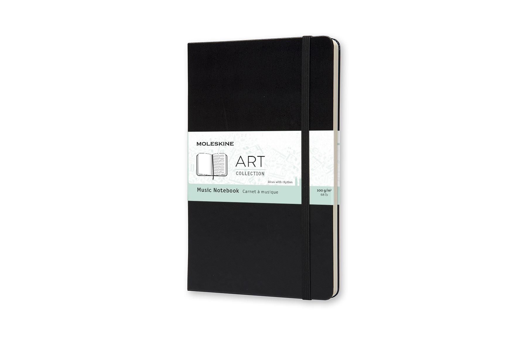 Cover: 9788862933100 | Moleskine Musiknotizbuch, L/A5, 70g-Papier, Hard Cover, Schwarz | 2010