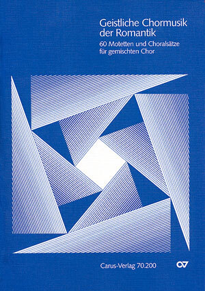 Cover: 9790007083557 | Geistliche Chormusik der Romantik | Buch | 1990 | Carus Verlag