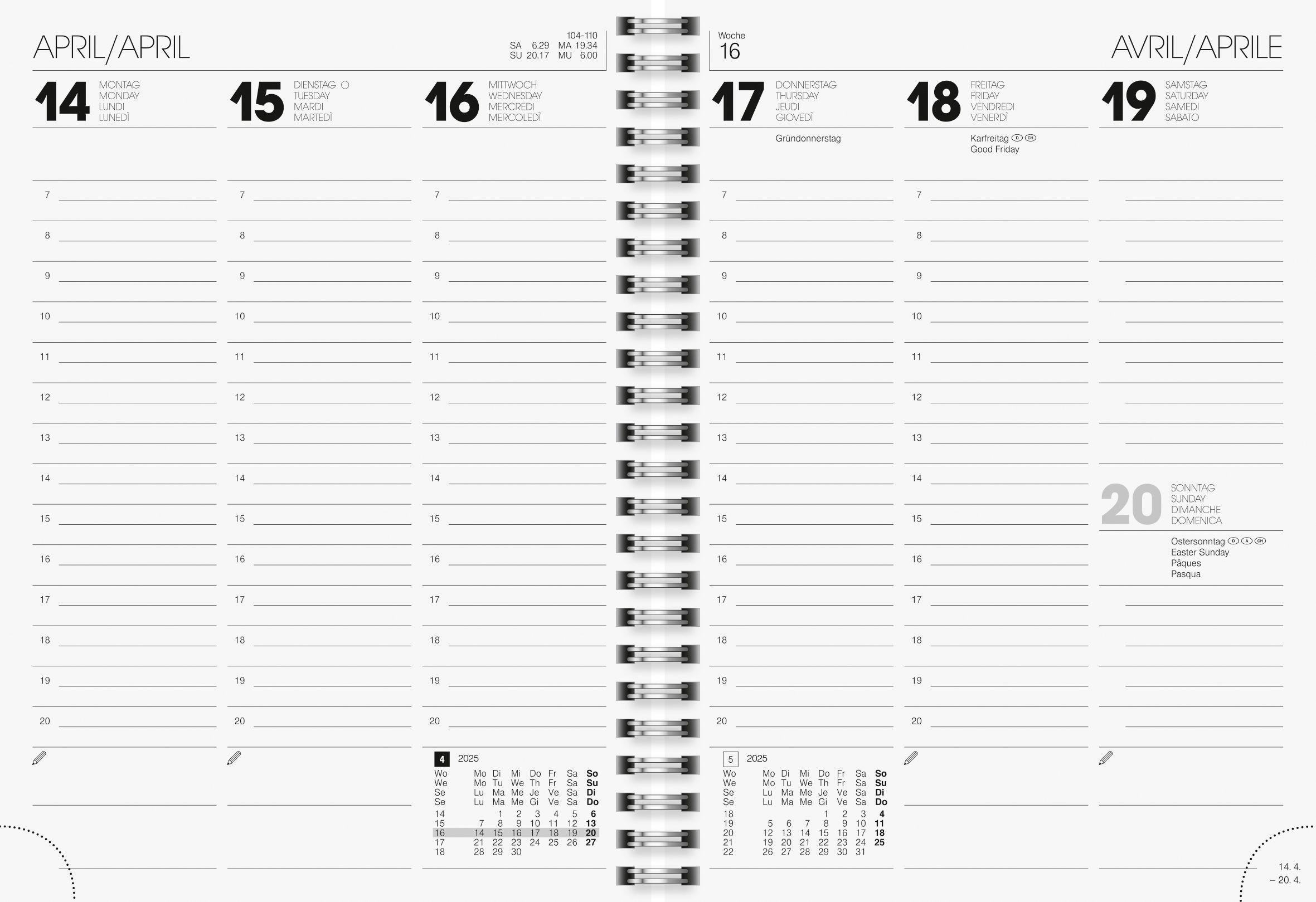 Bild: 4061947129151 | Brunnen 1079605905 Buchkalender Modell 796 (2025) "Suburb Streets"...