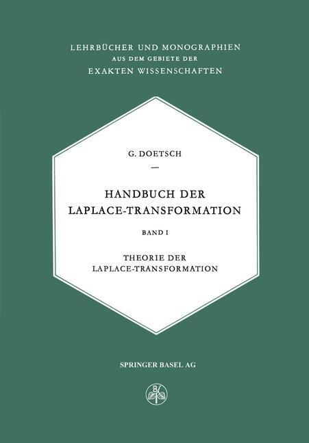 Cover: 9783034869850 | Handbuch der Laplace-Transformation | G. Doetsch | Taschenbuch | 2014