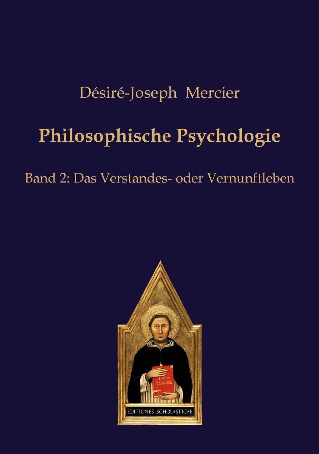 Cover: 9783868382655 | Philosophische Psychologie | Désiré-Joseph Mercier | Taschenbuch