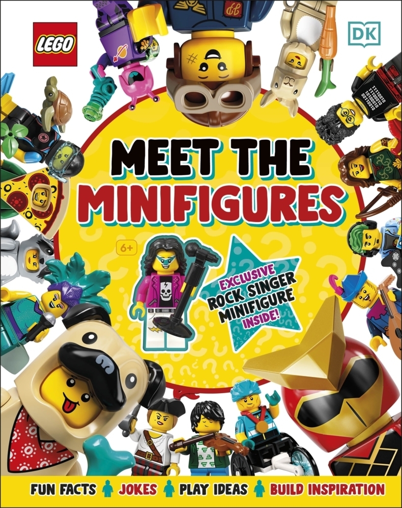 Cover: 9780241542491 | LEGO Meet the Minifigures | With Exclusive LEGO Rockstar Minifigure