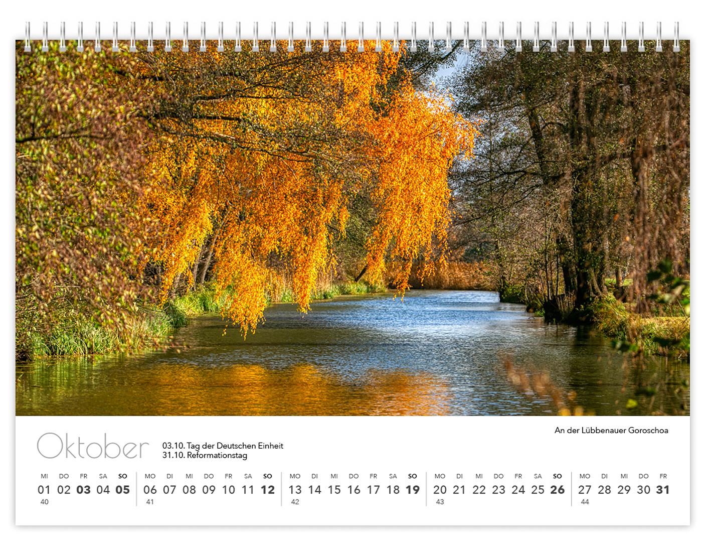 Bild: 9783910680838 | Kalender Spreewald kompakt - Peter Becker 2025 | K4 Verlag (u. a.)