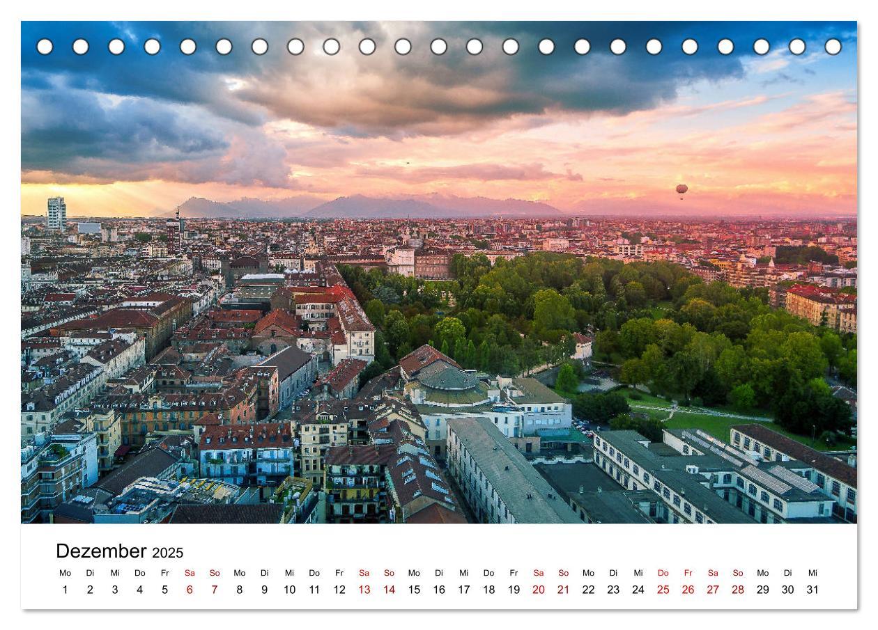 Bild: 9783435348398 | Piemont und Turin (Tischkalender 2025 DIN A5 quer), CALVENDO...