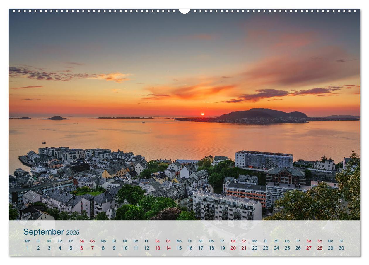 Bild: 9783435355303 | Norwegen von Oslo bis Ålesund (Wandkalender 2025 DIN A2 quer),...