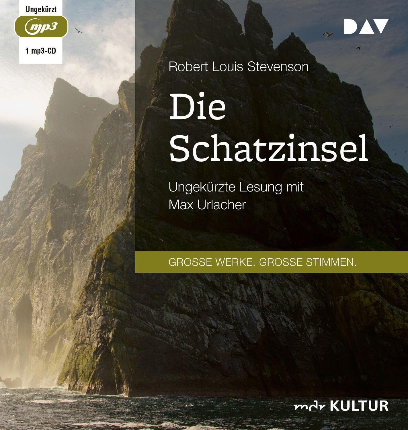 Cover: 9783742425478 | Die Schatzinsel | Ungekürzte Lesung mit Max Urlacher (1 mp3-CD) | MP3
