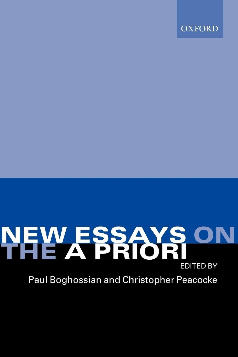 Cover: 9780199241279 | New Essays on the a Priori | Christopher Peacocke | Taschenbuch | 2001