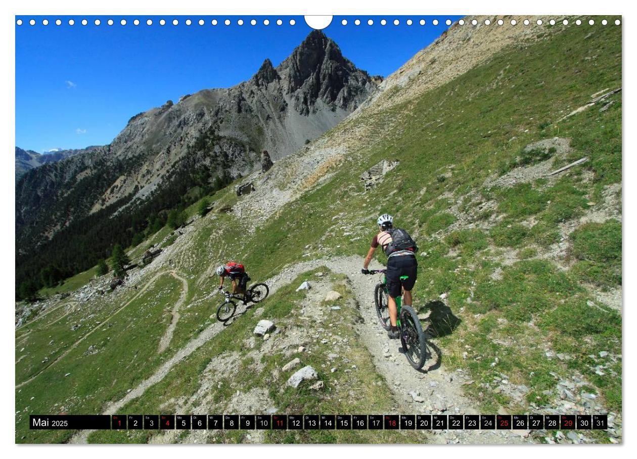 Bild: 9783435833511 | Mountainbike Spirit 2025 (Wandkalender 2025 DIN A3 quer), CALVENDO...