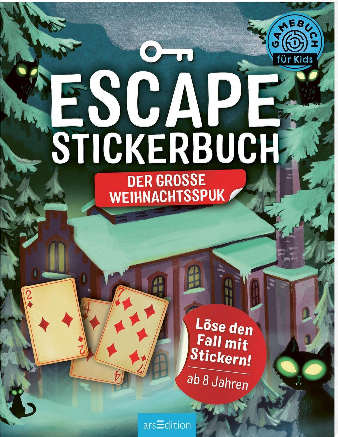 Cover: 9783845850757 | Escape-Stickerbuch - Der große Weihnachtsspuk | Philip Kiefer | Buch