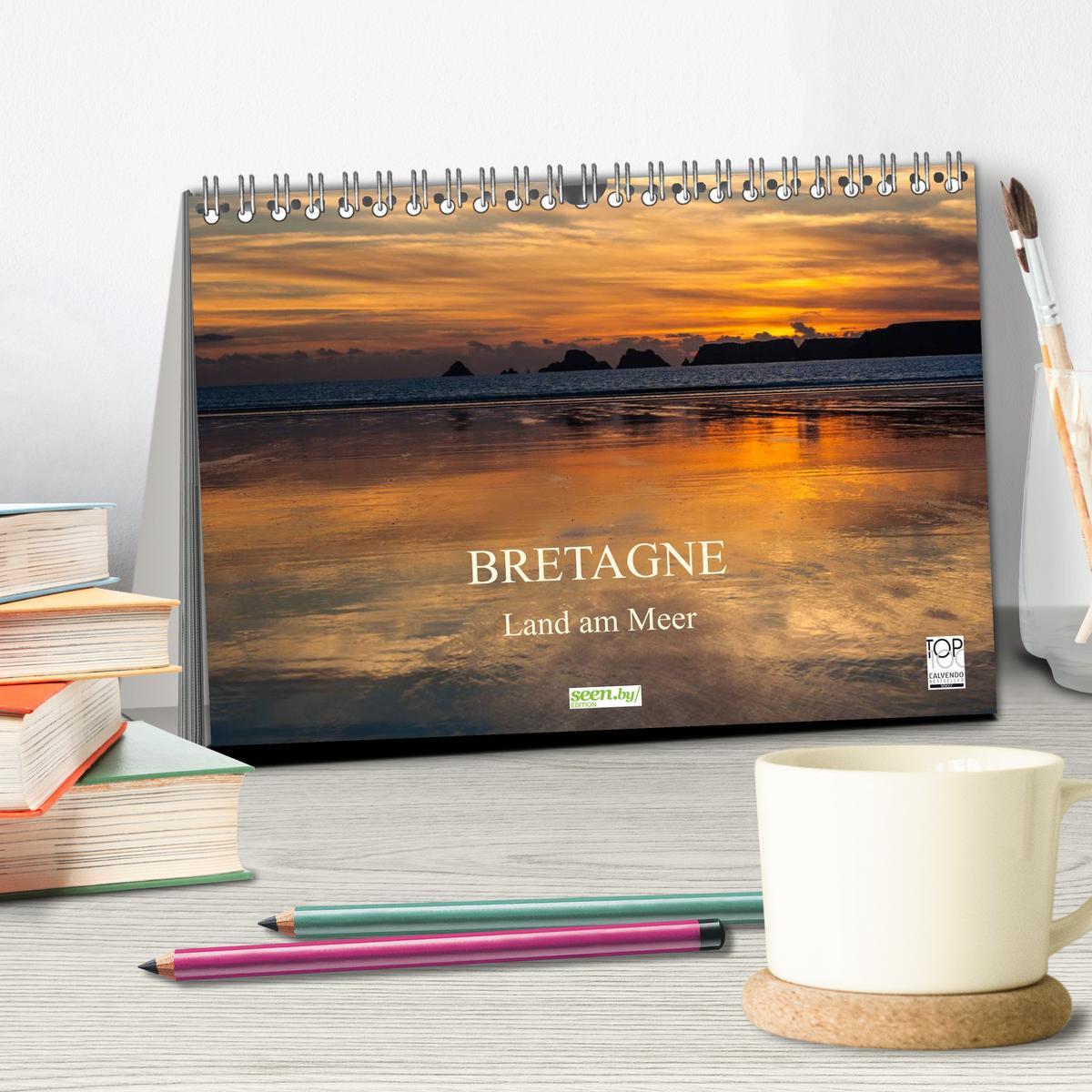 Bild: 9783435802371 | Bretagne - Land am Meer (Tischkalender 2025 DIN A5 quer), CALVENDO...