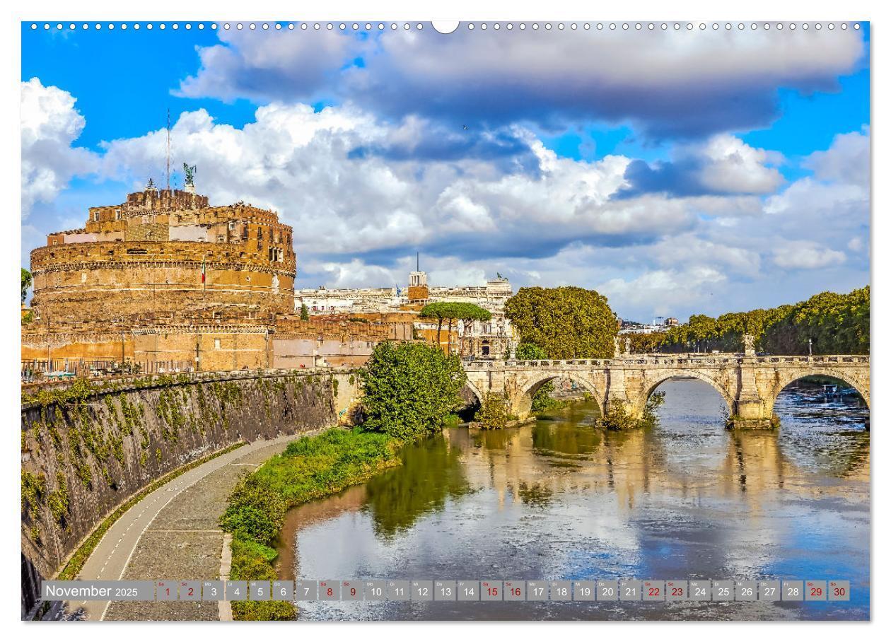 Bild: 9783435082810 | Rom - Ewige Stadt am Tiber (hochwertiger Premium Wandkalender 2025...