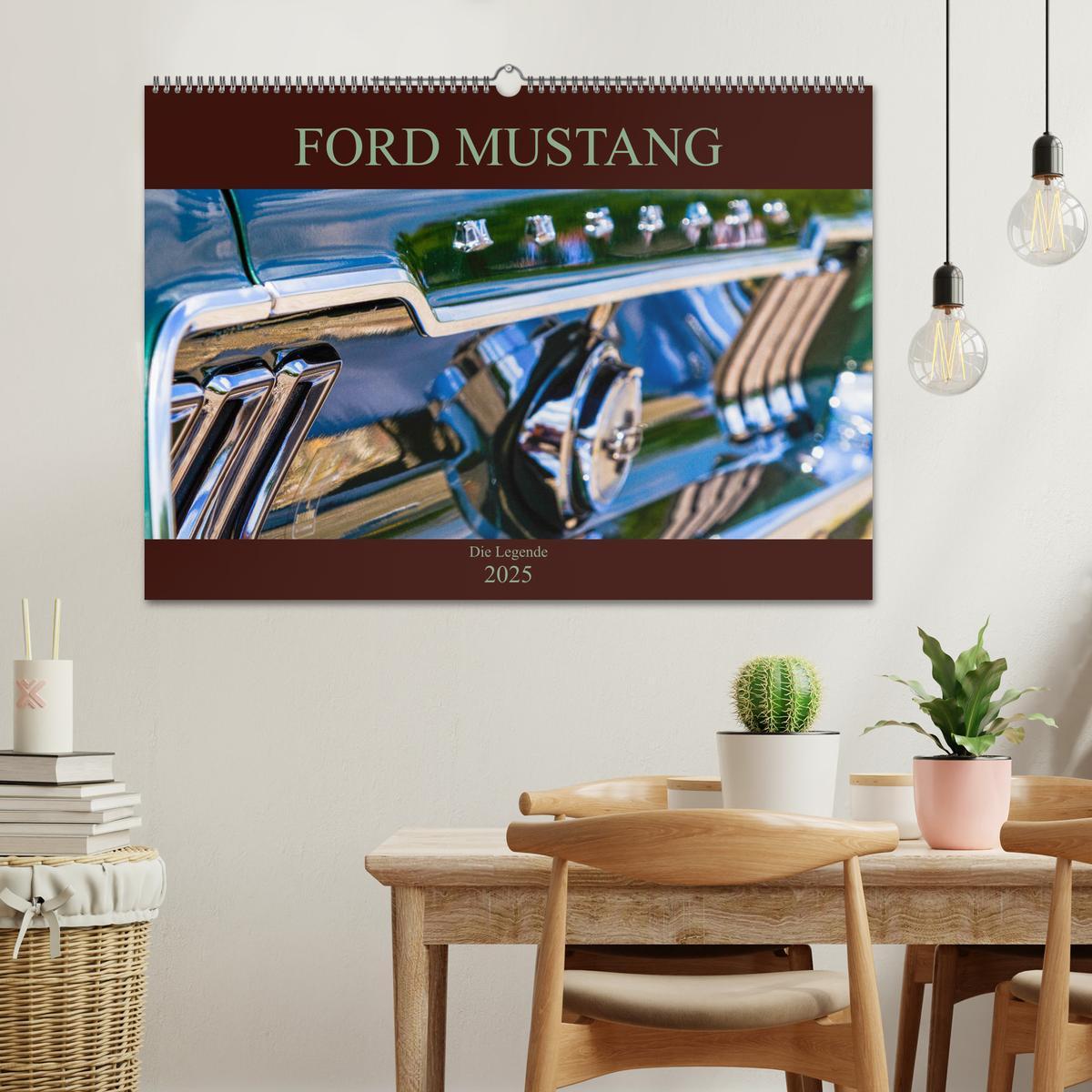 Bild: 9783435334728 | Ford Mustang - Die Legende (Wandkalender 2025 DIN A2 quer),...