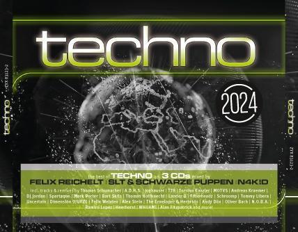 Cover: 194111025370 | Techno 2024 | Various | Audio-CD | 2023 | ZYX-MUSIC / Merenberg