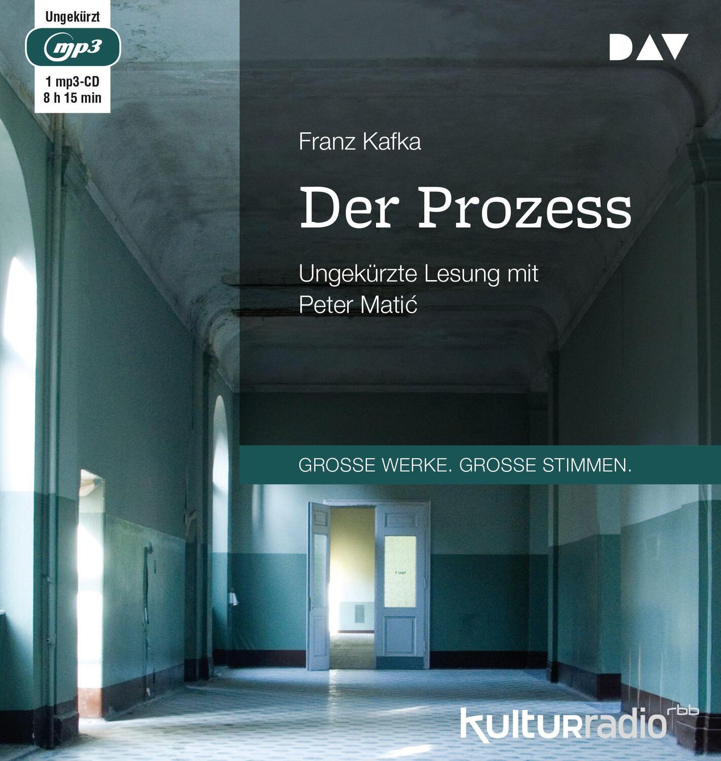 Cover: 9783742402141 | Der Prozess | Franz Kafka | MP3 | Deutsch | 2017 | Der Audio Verlag