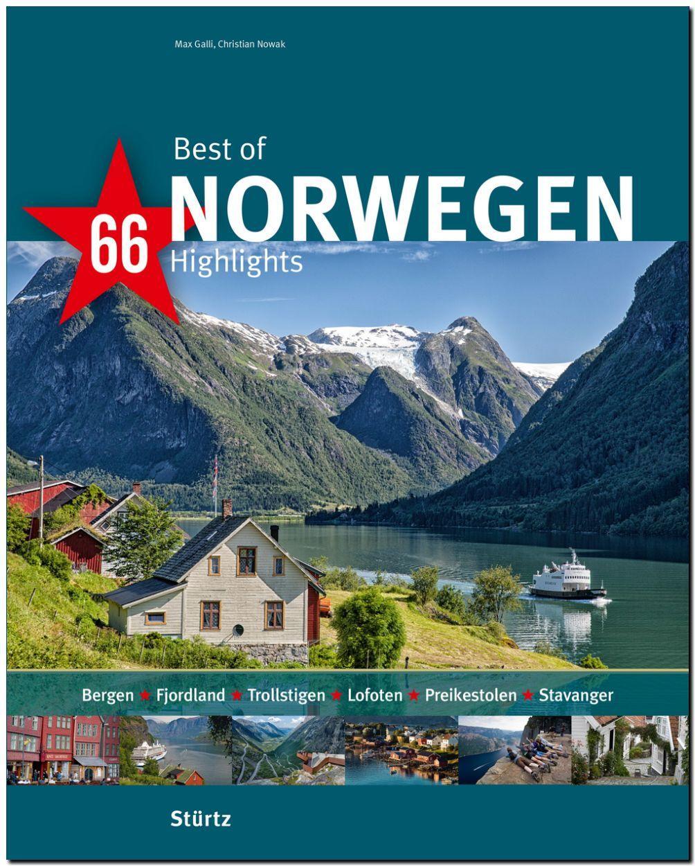 Cover: 9783800349128 | Best of NORWEGEN - 66 Highlights | Ein Bildband mit 180 Bildern | Buch