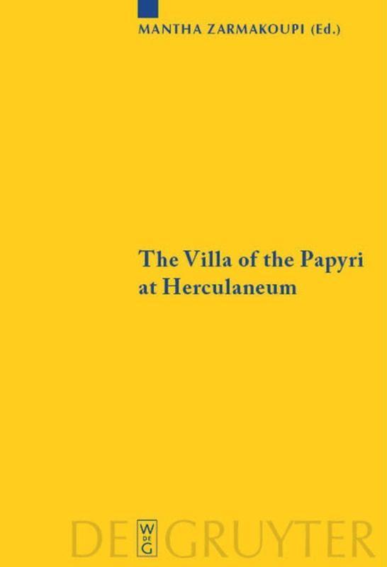 Cover: 9783110482225 | The Villa of the Papyri at Herculaneum | Mantha Zarmakoupi | Buch | IX